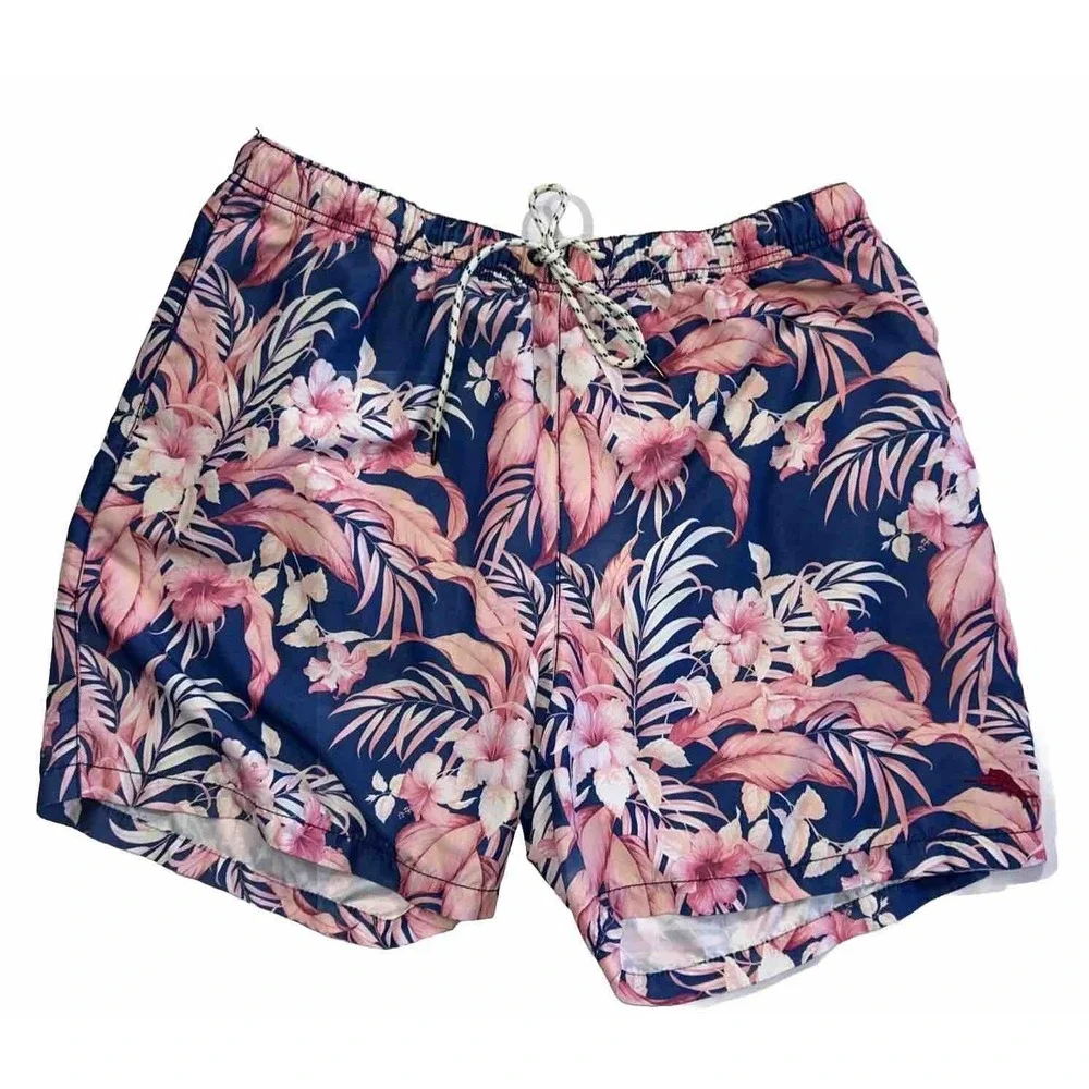 Mens Tommy Bahama Relax Print Swim Trunks Shorts Sz‎ XL Pockets